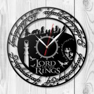 MyHomeArtDecor Lord of the Rings clock Wooden clock HDF clock Acrylic clock Wall art Birthday gift Wall clock Home decor Wood clock Gift ideas LR-1