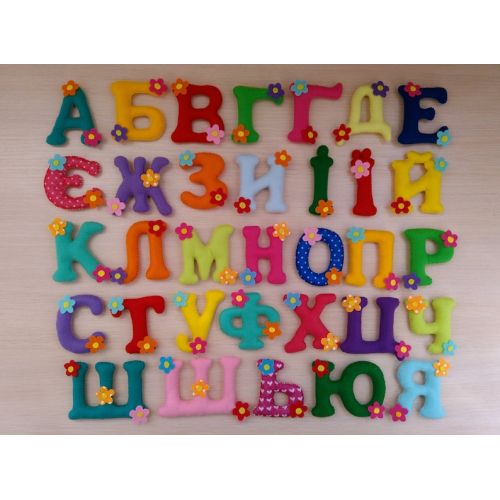  FeltAndKnittedCharms Felt alphabet, ABC, Toddler letter magnets, Educational Toy, Magnetic alphabet, Felt letters, Toddler gift, Kindergarten toys, Kids alphabet