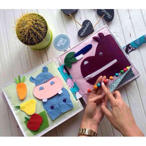  MamaBookShop Peppa Pig handmade quiet book for children