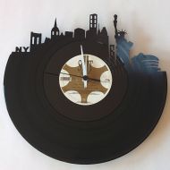 VinylDesignArt Vinyl Record Clock (New York)
