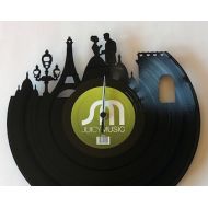 VinylDesignArt Vinyl Record Clock (Paris)