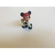 CPJCollectibles Vintage Disney Mickey Mouse Baseball Player (Missing Bat) Figure PVC Cake Topper Rare Vintage Toy! Disney Nostalgia figure!