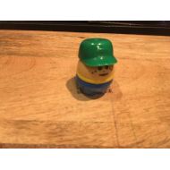 CPJCollectibles Vintage 1990s Little Tikes Chubby Figure - Man Green Hat and Freckles, 90s Little Tykes Vintage