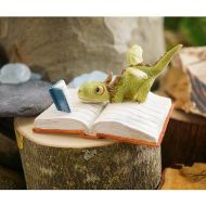 /MiniaturExpressions Mini Dragon Reading - Miniature Fairy Garden Supply