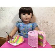 /CCandLULU 18 Doll 3 Layer Sponge Cake Set
