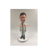 /Minibobbleheads Personalized Custom Doctor Bobblehead Handmade Polymer Clay Dolls Gift Doll Bobble head Cake Topper