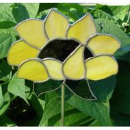 Theglassmenagerie Sunflower Garden Stake