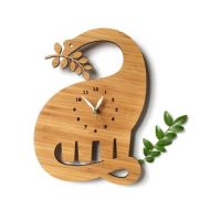 Decoylab Dinosaur Wall clock with numbers for kids room