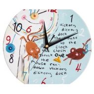 WithHugsandKisses Hickory Dickory Dock Kids Clock / Nursery Decor