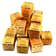 /WoodToyShop Periodic Table of Elements Wooden Blocks