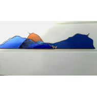 MyPoppyCreations Southern Utah Stained Glass Mountainscape