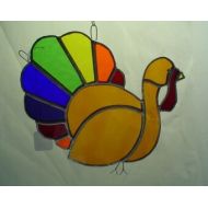 Rdjglass4u stained glass thanksgiving Turkey
