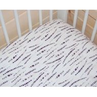 LittleNecessities feathers crib sheet- feathers baby bedding- gold crib bedding feathers fitted crib sheet  mini crib sheet  feather changing pad cover
