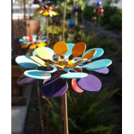 /Metalgardenart SET of 3 - *NEW* - Wild Flowers Garden Stakes Metal Art Yard Art - Choose your colors or Be SURPRISED