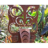 Custommetalart Tiki statue, metal tiki, outdoor tiki, metal garden art, metal yard art, tiki sculpture