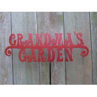 Custommetalart Grandmas Garden Stake, garden stake, yard art, custom garden stake, metal garden stake, metal garden art