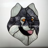 Robinsglassworld Eurasier Suncatcher in Stained Glass