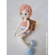 Denizmum Crocheted Doll - made from certified 100% organic cotton garn
