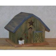 Garythecarpenter Green Weathered Barn Birdhouse With Or Without Copula