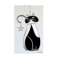 /LinksStainedGlass Stained Glass Country Cat Sun Catcher
