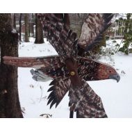 IWoodcrafts Red-Tailed Hawk Whirligig