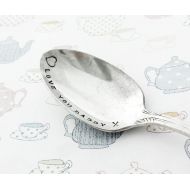 Goozeberryhill Hand Stamped Teaspoon for DADDY - Fathers day - A beautiful unique gift from Goozeberry Hill