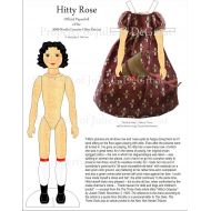 /Julieoldcrow OOAK Paperdoll Set Hitty Rose Wears the Real Hittys Museum Clothes