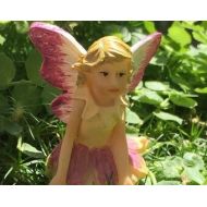 BitsyNest SALE Micro Mini Fairy Figurine Petal, Fairy Garden Accessory, Garden Decor, Topper, Terrarium Accessory