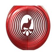 Swenproducts Welsh Cardigan Corgi Dog COMBO Swirly Metal Wind Spinner