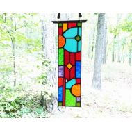 Hankbarnes1234 Elegant stained glass panel stained glass suncatcher art glass stained glass window