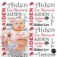 /ModernBeautiful Pirate Baby Name blanket- Personalized Pirate Blanket- boy blanket- photo prop blanket- pirate name blanket- blanket