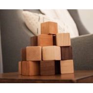 Manzanitakids 24 Natural Wood Blocks Large Set // This Classic Educational Kids Toy is Eco-Friendly, A Perfect for Montessori Learning Toy