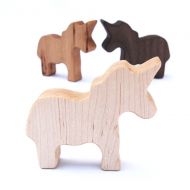 Manzanitakids Unicorn Wood Rattle // An Eco-Friendly Safe Baby Toy & Teether // Natural Wood Rattle Makes the Perfect Personalized Baby Shower Gift