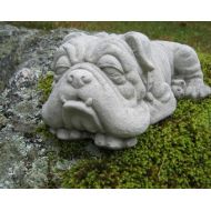 WestWindHomeGarden Bulldog With Spiked Collar, Bulldog Statue.
