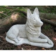 WestWindHomeGarden German Shepherd Dog, Concrete Dog Statue, Cement Statue, Canine Police Dogs, Shepherd Statue, Pet Memorial, Garden Statue, Memorial For Dog