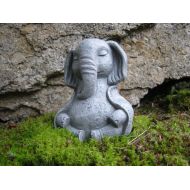 WestWindHomeGarden Elephant Statue, Meditating Buddhist Elephant, Buddha Altar Figure, Concrete Garden Statue, Yard Art, Concrete Elephant, Garden Decor,.