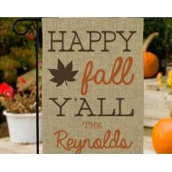 GiftsForYouNow Happy Fall Yall Garden Flag, Yard Decor, fall decor personalized, fall garden flag, Halloween, fall decorations, welcome -gfy830106082BDS