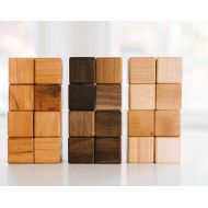 BannorToys 24 Building Blocks - Wood Blocks - Wooden Building Blocks, Set of 24 Domestic Hardwood Building Blocks by Bannor Toys