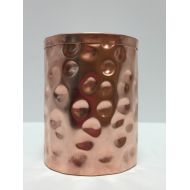 /YanceyDesigns Handcrafted Raw Hammered Copper Pen Pencil Holder