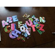 BubblesNBritches Learning Letters Alphabet Letters Cloth Letters