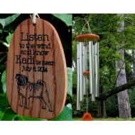 ListenToTheWind Custom Dog Wind Chimes - Pet Loss - Can Be Breed Specific - Memorial Wind Chimes - Sympathy Gift - Engraved Chimes - Dog Loss - IHeartDogs