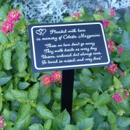 /ListenToTheWind Those We Love personalized garden marker, custom tree marker - tree plaque - garden sign - garden plaque - garden marker - personalized sign