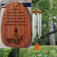 ListenToTheWind Father Sympathy, Loss of Father, Loss of Dad, Personalized Wind Chimes, Death of Father, Dad Funeral, Funeral Gift, Father Memorial