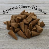 CherryPitCrafts Japanese Cherry Blossom Incense Cones - Hand Dipped Incense Cones