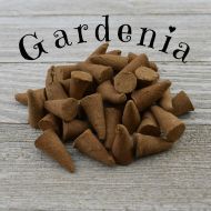 CherryPitCrafts Gardenia Incense Cones - Hand Dipped Incense Cones