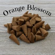 /CherryPitCrafts Orange Blossom Incense Cones - Hand Dipped Incense Cones