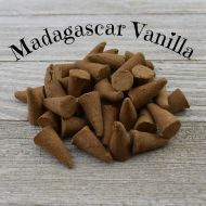 /CherryPitCrafts Madagascar Vanilla Incense Cones - Hand Dipped Incense Cones