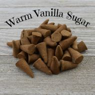 /CherryPitCrafts Warm Vanilla Sugar Incense Cones - Hand Dipped Incense Cones