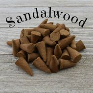 /CherryPitCrafts Sandalwood Incense Cones - Hand Dipped Incense Cones
