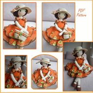 /ADDITION PATTERN.. Crochet doll outfit & accessorie Pattern for 17 Ins Tall Chepidolls